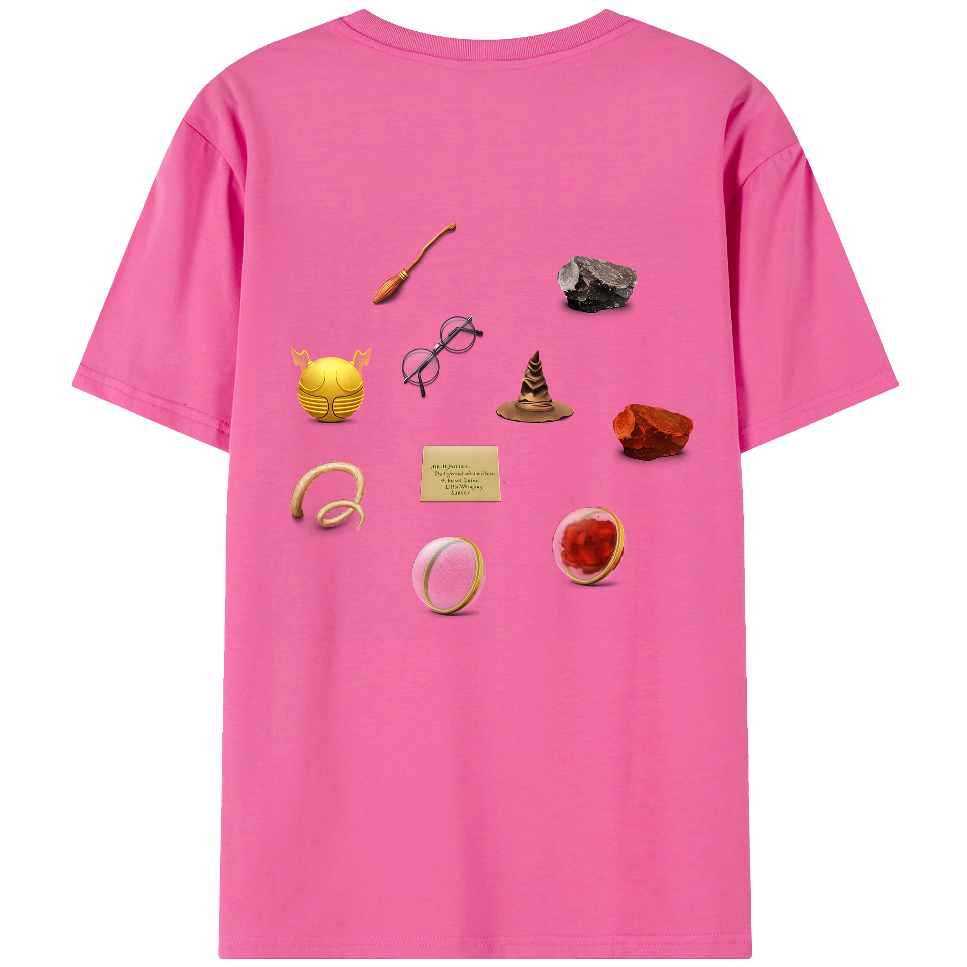（画像用） Harry Potter ハリー・ポッターシリーズ レディース半袖Tシャツ(バックプリント)